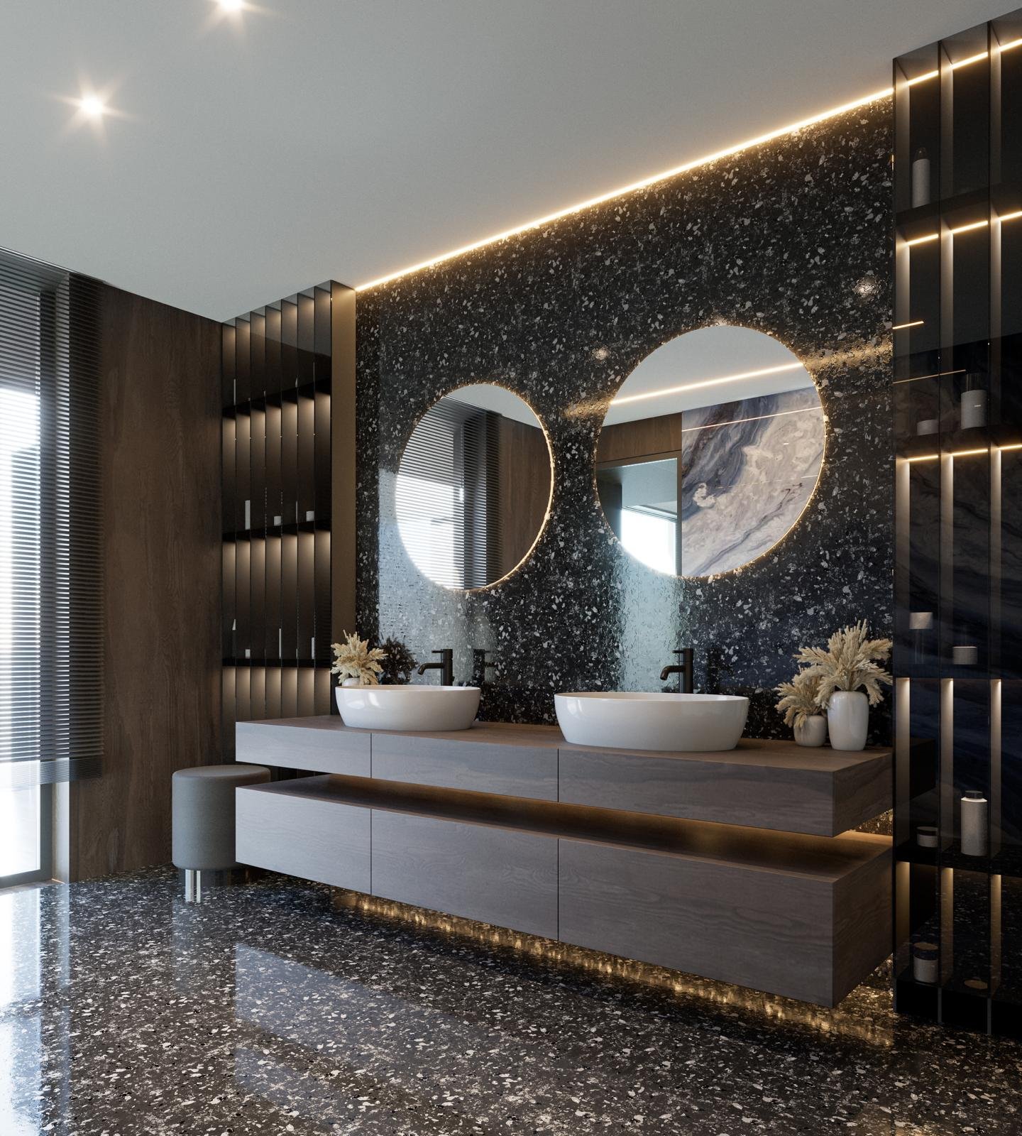 Randare de concept pentru baie